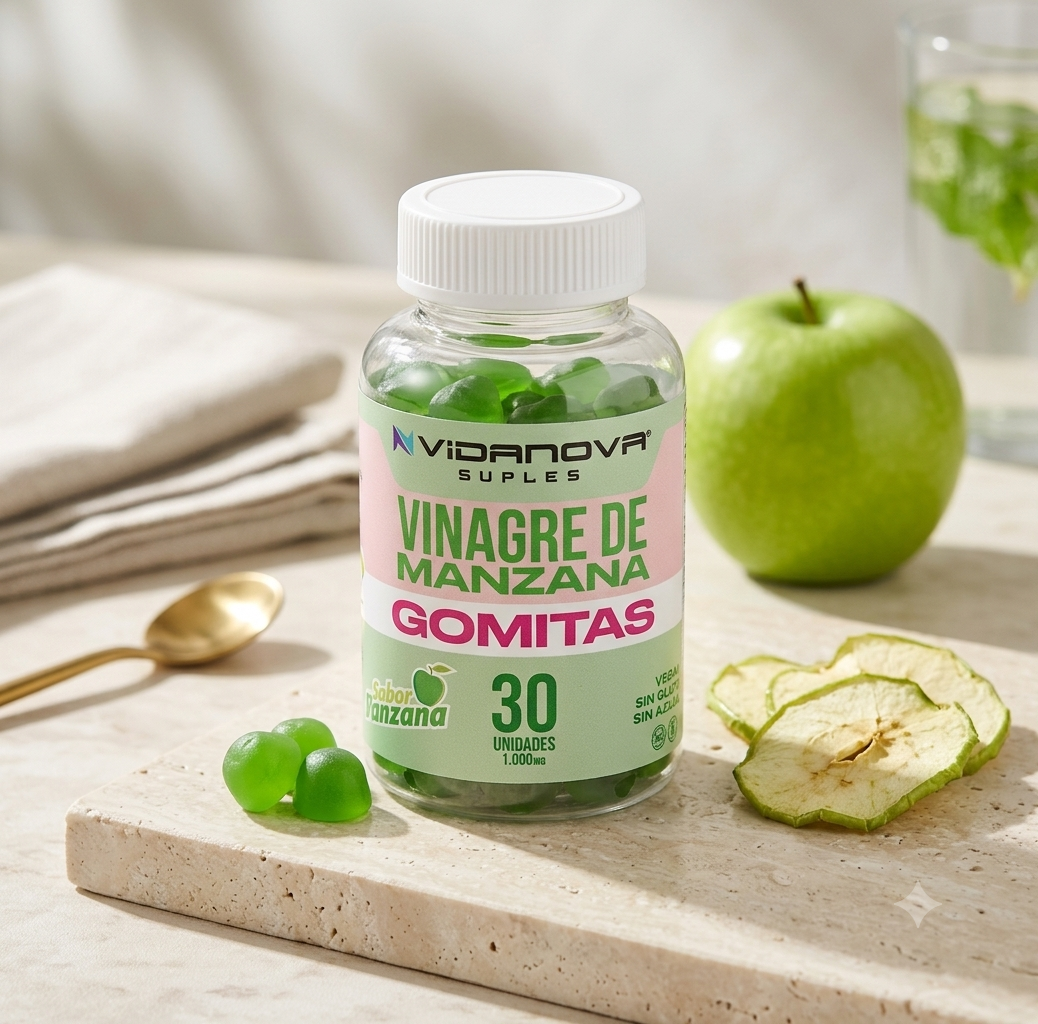 GOMITAS VINAGRE DE MANZANA 1000MG