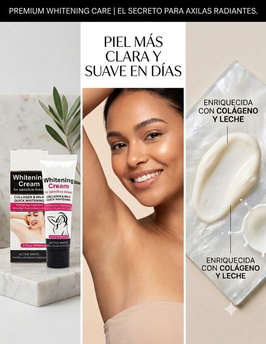 Crema Blanqueadora Para Axilas y zonas Sensibles de la Piel