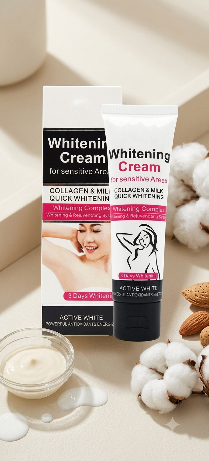 Crema Blanqueadora Para Axilas y zonas Sensibles de la Piel