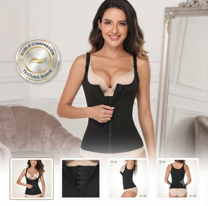 Faja Moldeadora Colombiana de Doble Compresión | Control Abdominal y Levanta Glúteos