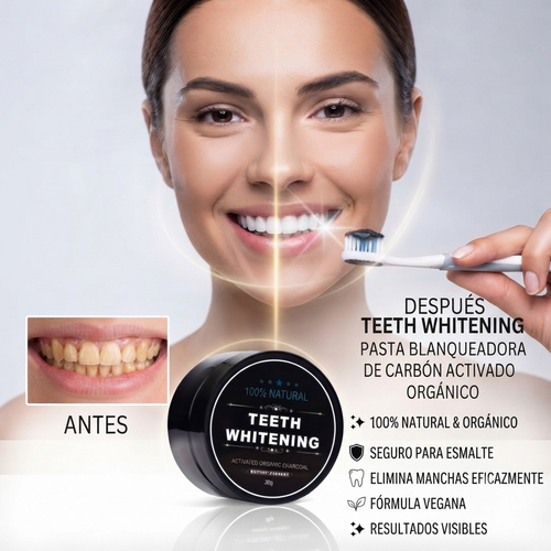 Teeth Whitening® – El Secreto Natural para Despertar la Magia de tu Sonrisa y Volver a Brillar sin Miedo