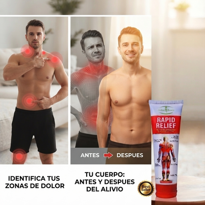 Crema Rapid Relief Aichun Beauty – Alivio Rápido para Dolores Musculares y Articulares