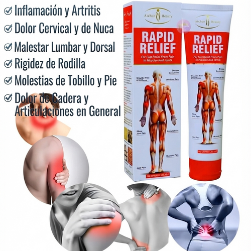 Crema Rapid Relief Aichun Beauty – Alivio Rápido para Dolores Musculares y Articulares
