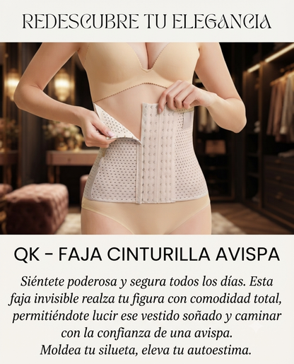 Faja Cinturilla Avispa Moldeadora QK (Invisible y Cómoda)