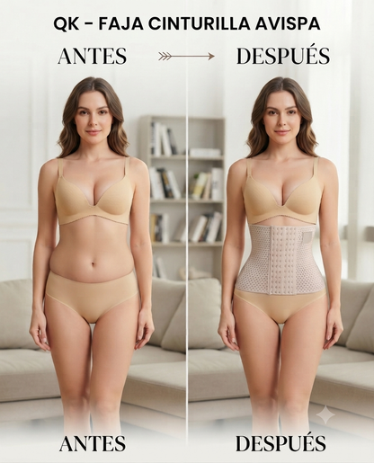 Faja Cinturilla Avispa Moldeadora QK (Invisible y Cómoda)