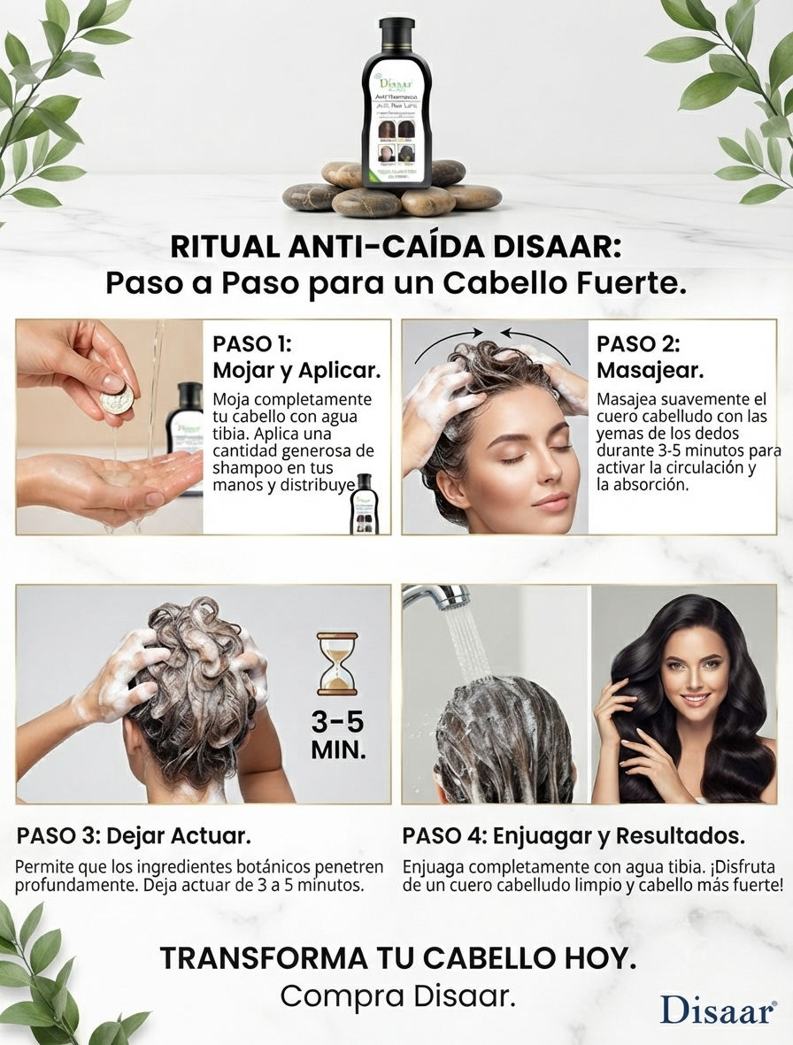 Shampoo Anticaida Hair Care Disaar 200 M