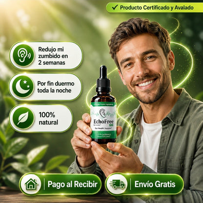 EchoFree Pro: Solución Natural y Rápida para Recuperar tu Silencio Auditivo