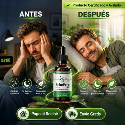 EchoFree Pro: Solución Natural y Rápida para Recuperar tu Silencio Auditivo