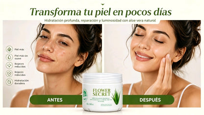 2 Cremas Facial y Corporal Reparadora Aloe Vera