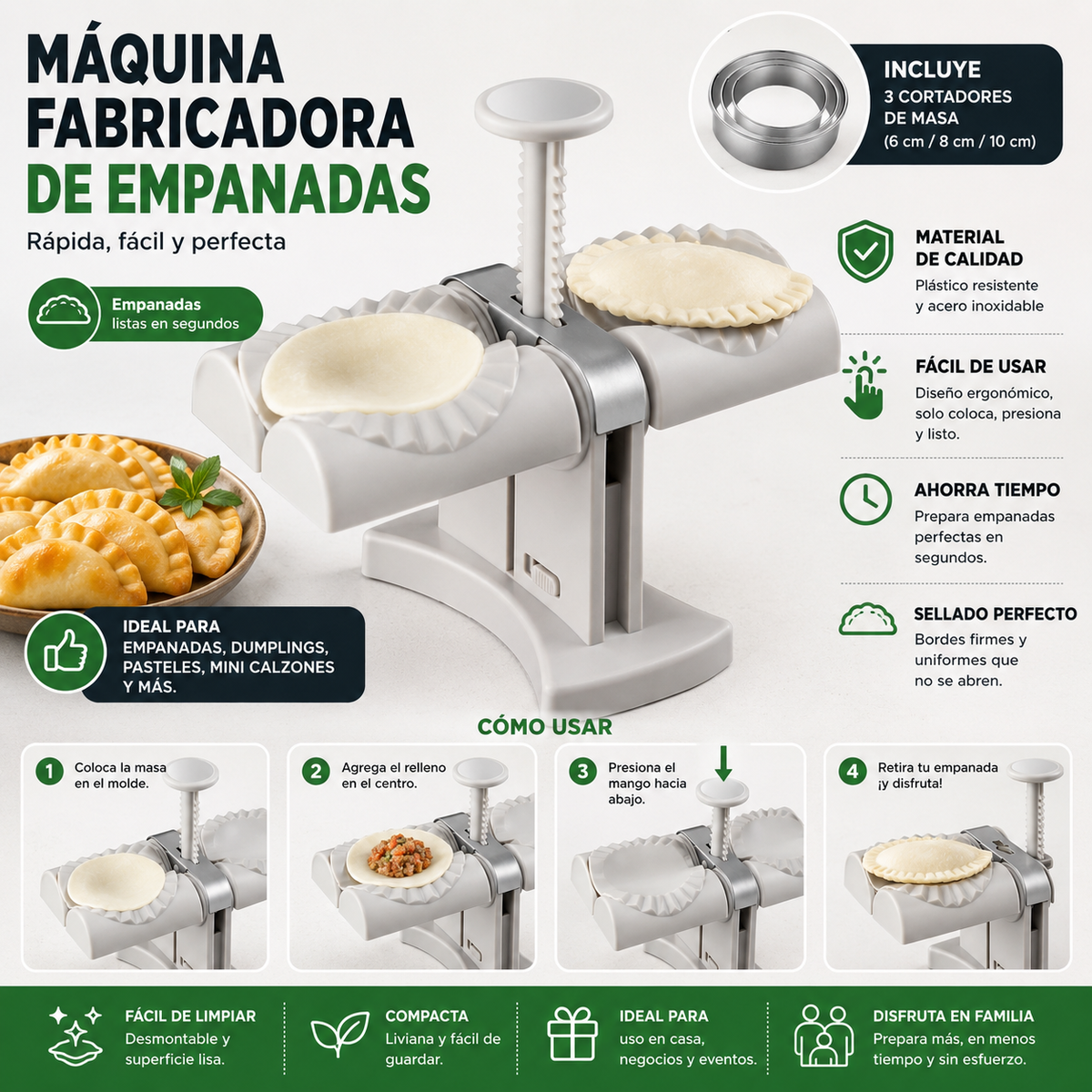 Máquina Fabricadora empanadas